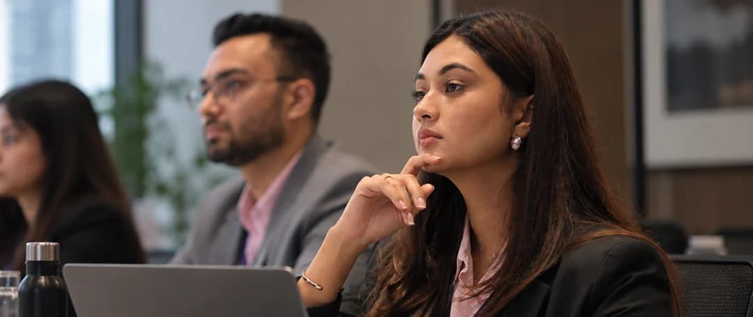 Students attending a PGP in Applied HR class
