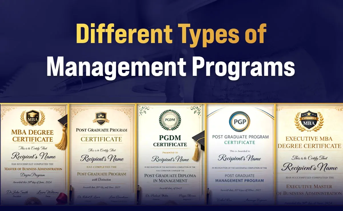 Different Types of Management Programs