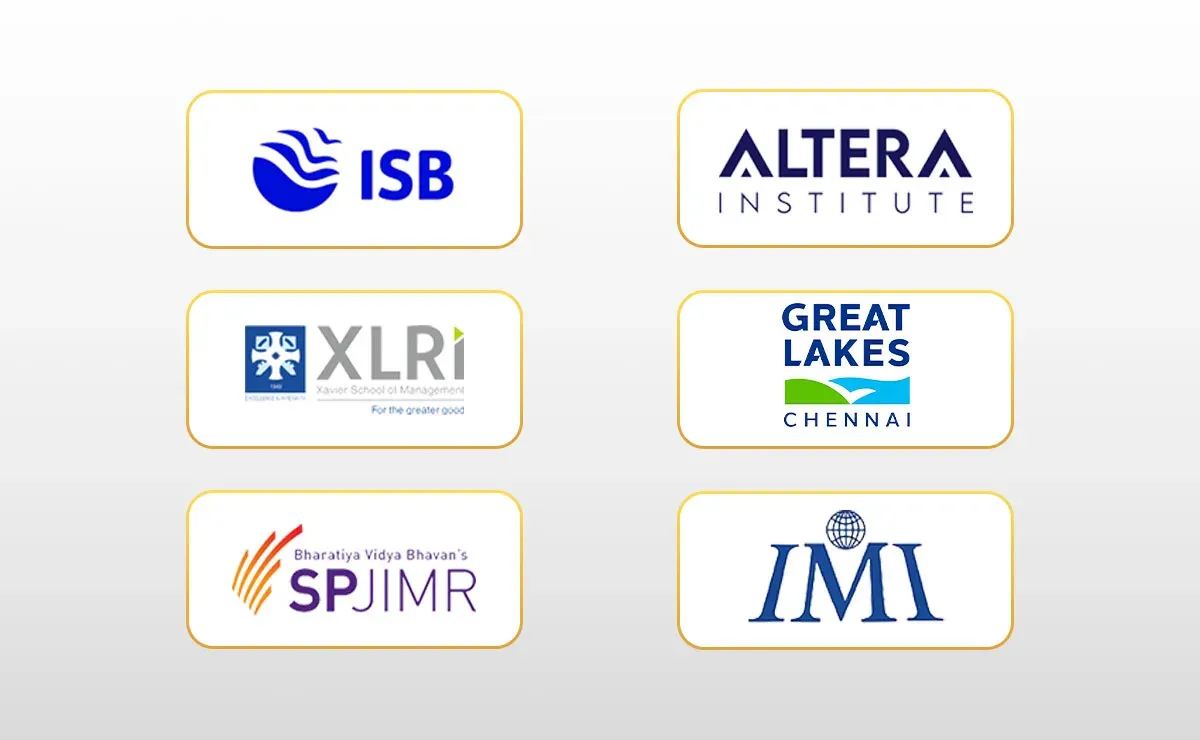 Best 1-Year MBA / Accelerated Management Programs in India for 85–95 Percentile Candidates