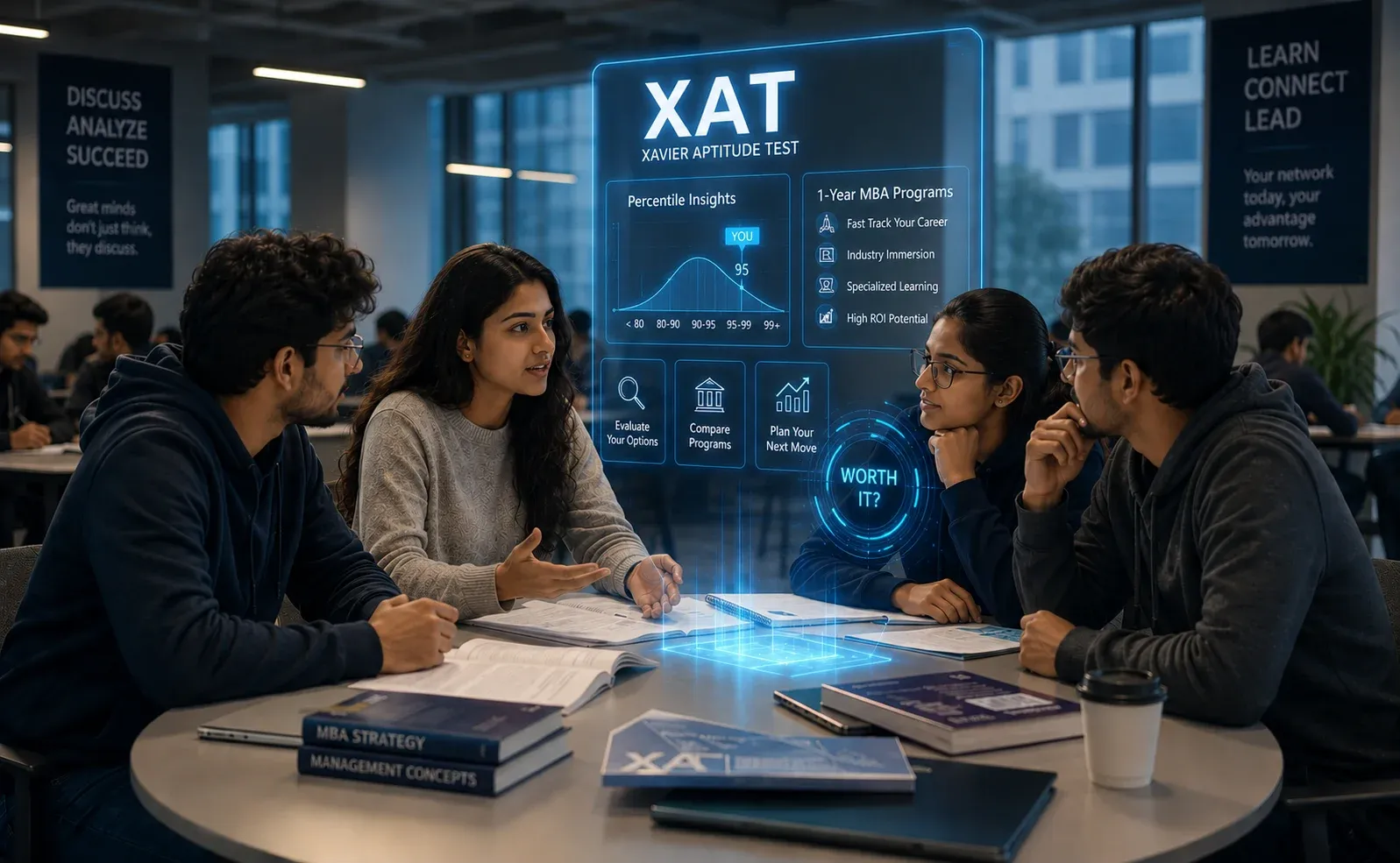 Are 1-Year MBA Programs Worth It for XAT Scores Below the Top Percentile?