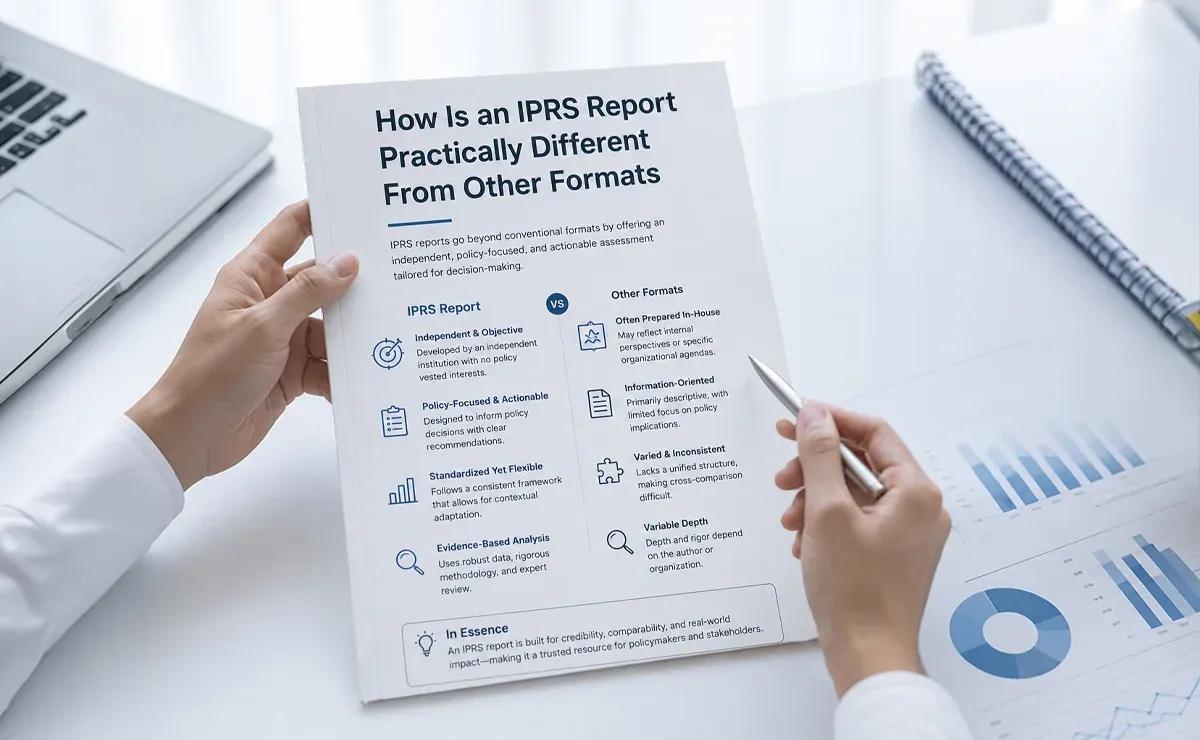 How Is an IPRS Report Practically Different From Other Formats