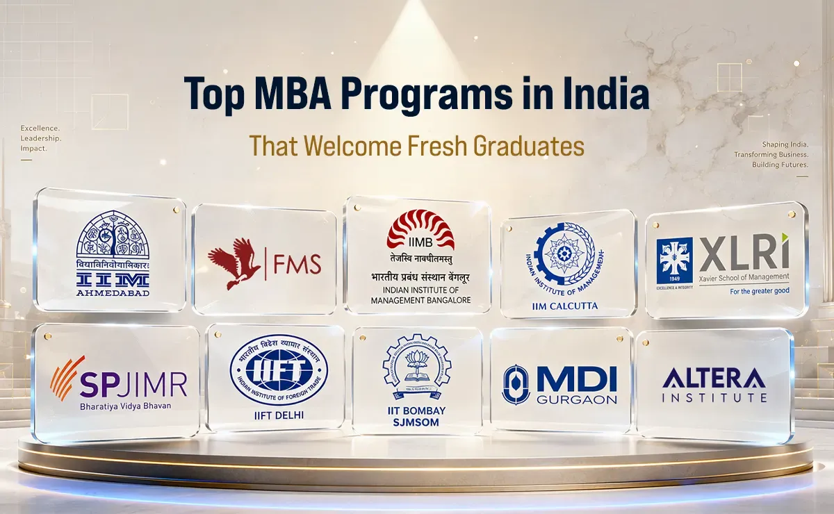 Top MBA Programs in India That Welcome Fresh Graduates