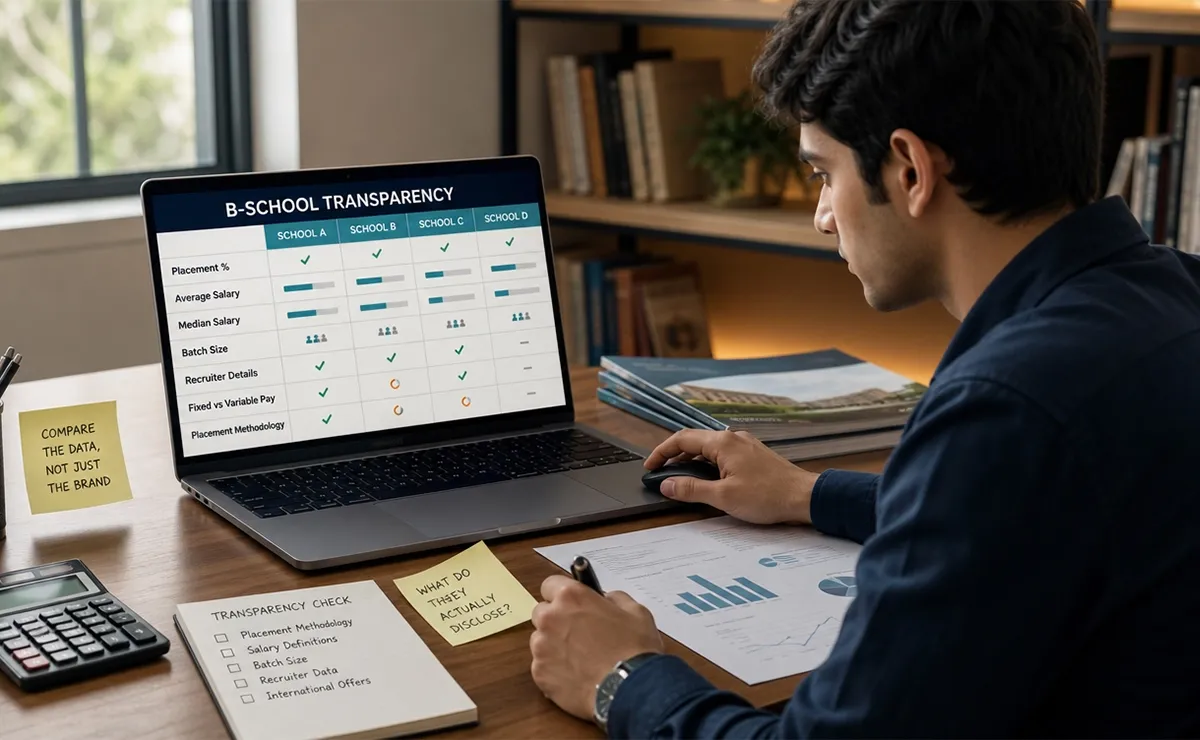 A Student's Framework for Comparing B-Schools on Transparency