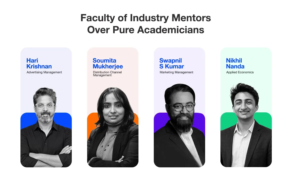 Faculty of Industry Mentors Over Pure Academicians