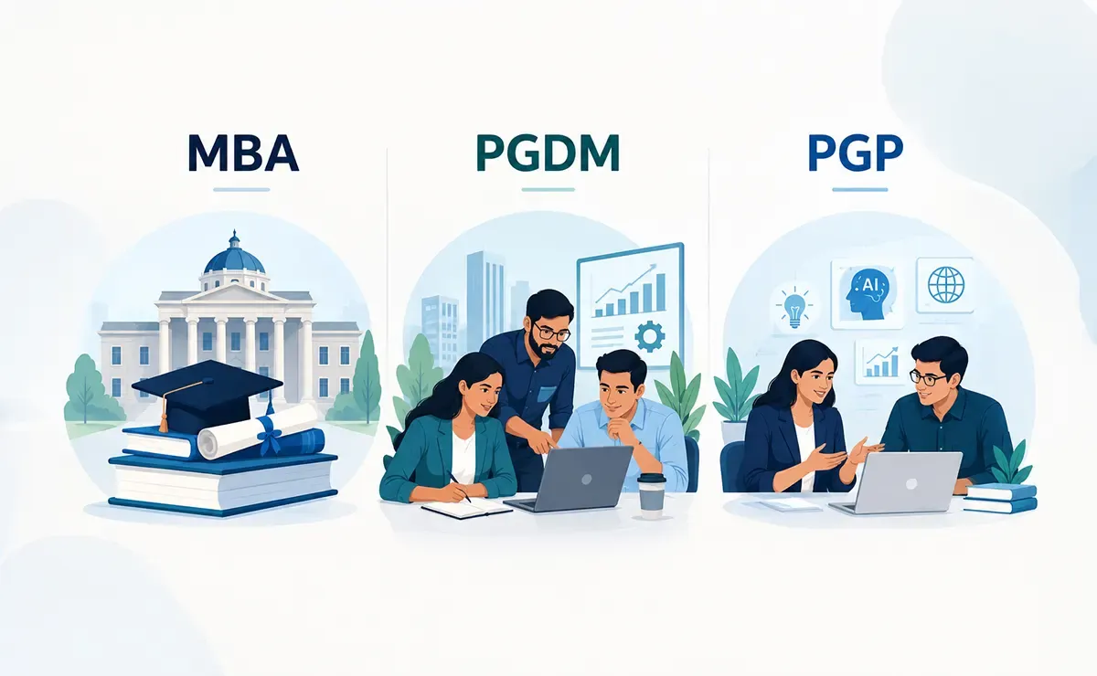MBA vs PGDM vs PGP: What's Actually Different?