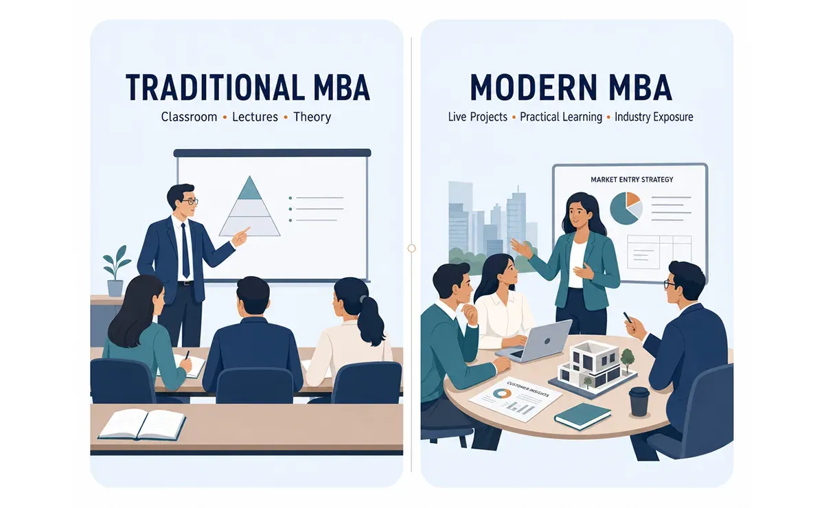 Quick Comparison of Modern vs. Traditional MBA