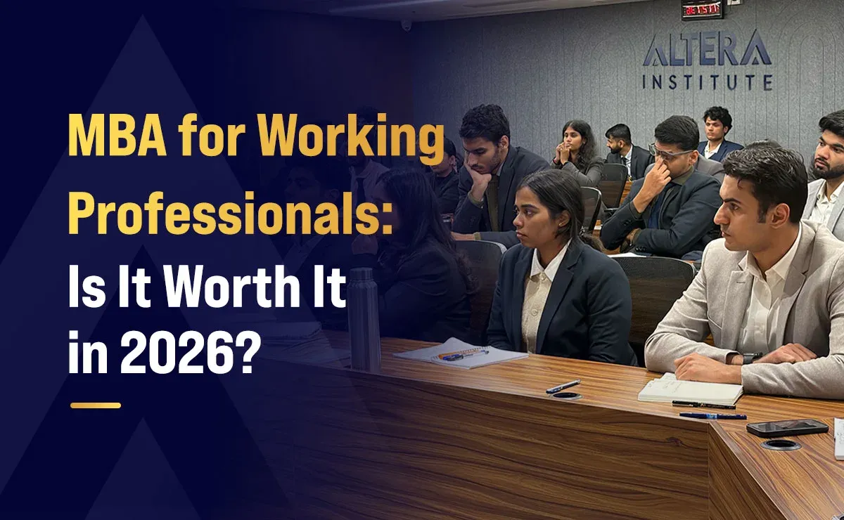 MBA for Working Professionals: Is It Worth It in 2026?