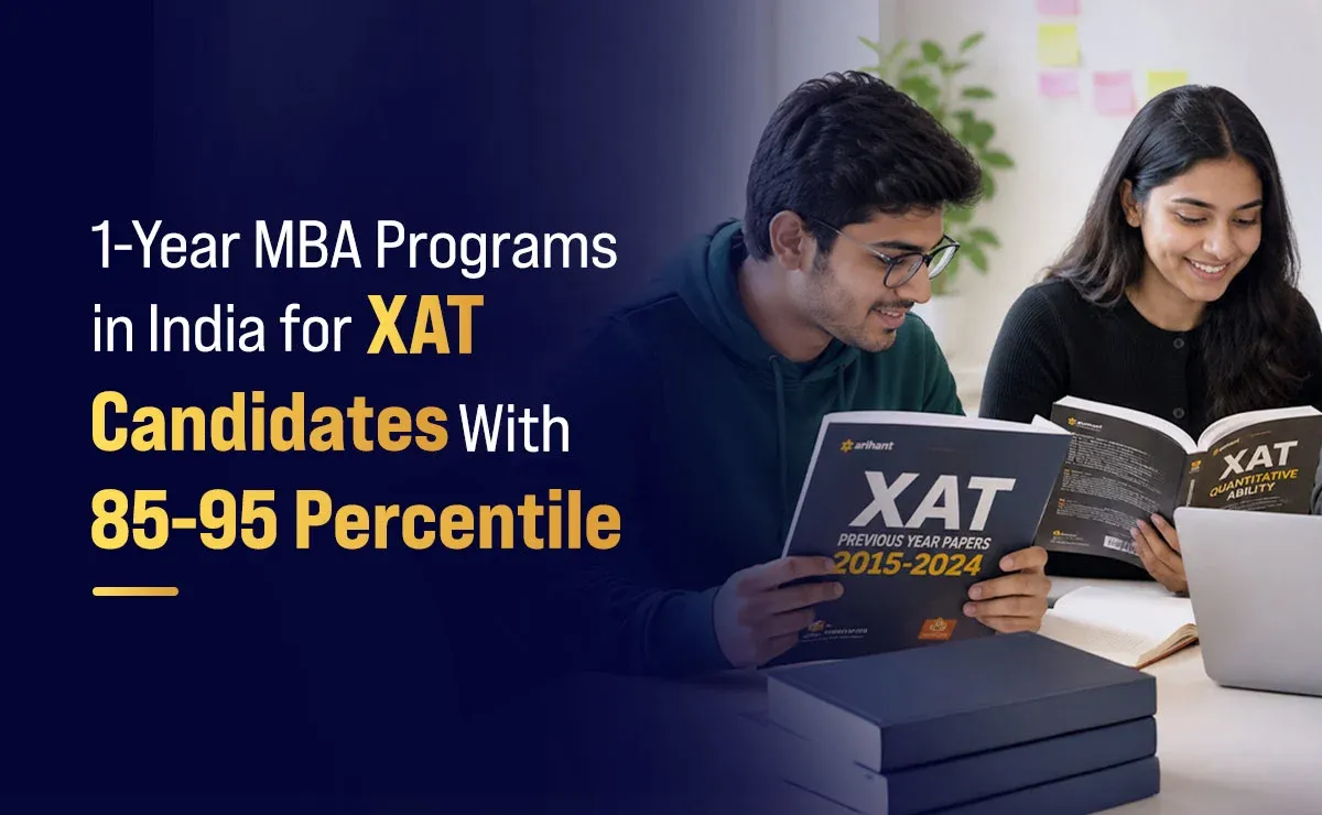 1-Year MBA Programs in India for XAT Candidates with 85-95 Percentile