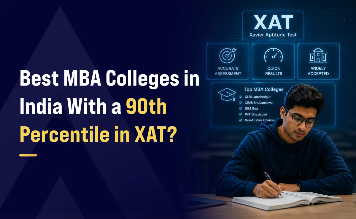 What Are the Best MBA Colleges in India for Someone With a 90th Percentile in XAT?
