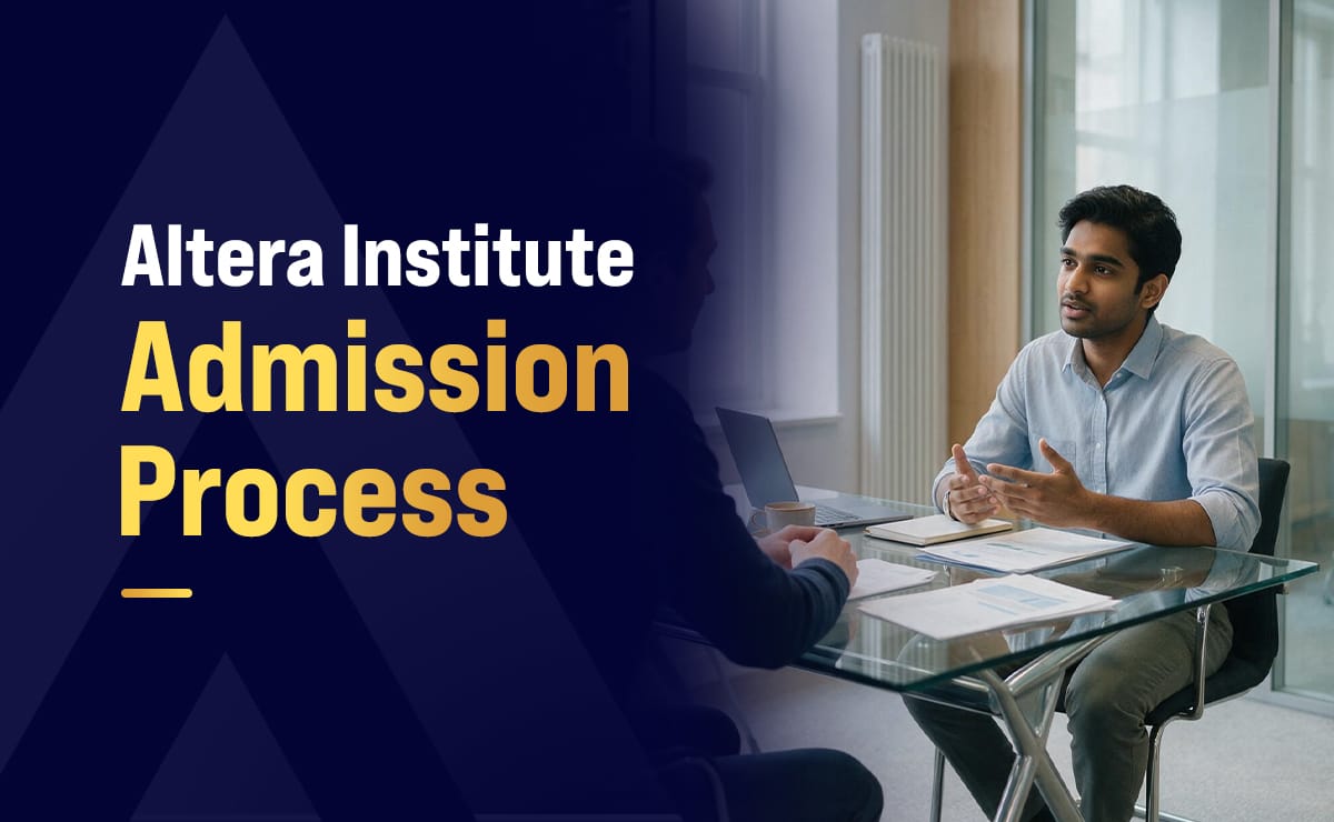 Altera Institute Admission Process (CAT / GMAT / NMAT 2026 Decoded)