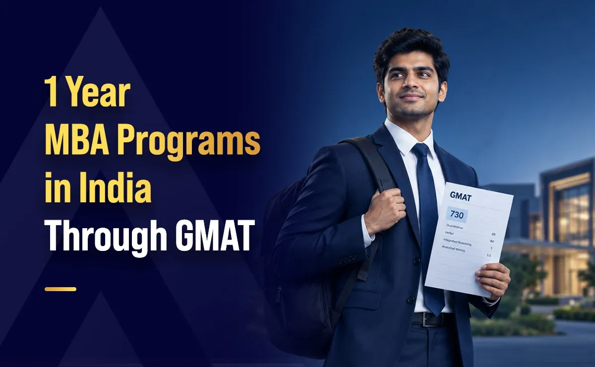 1-Year MBA Programs in India Through GMAT