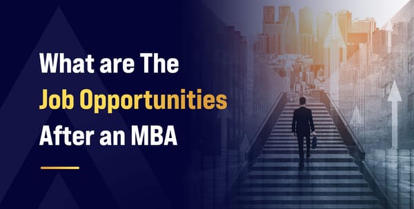 What are The Job Opportunities After an MBA?