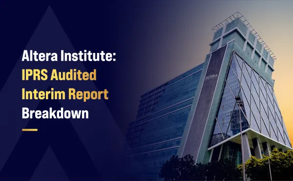 Altera Institute: IPRS Audited Interim Report Breakdown