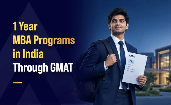 1-Year MBA Programs in India Through GMAT