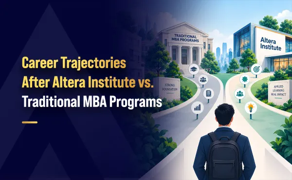 Career Trajectories after Altera Institute vs. Traditional MBA Programs